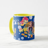 Mermaids Foto Blue Tasse (Vorderseite Links)