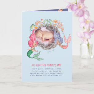 Mermaids FOTO Einladung Ankündigung