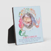 Mermaids FOTO New Baby Fotoplatte (Vorderseite)