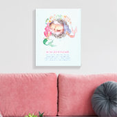 Mermaids FOTO New Baby Wall Art Keepake Leinwanddruck (Insitu (Wohnzimmer))