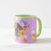 Mermaids Foto Pink Tasse (VorderseiteRechts)