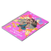 Mermaids Foto Violet Notizblock (Linke Seite)