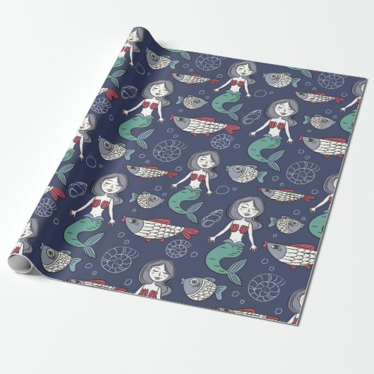 Mermaids Geschenkpapier (Ungerollt)