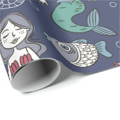 Mermaids Geschenkpapier (Rolleneckpunkt)