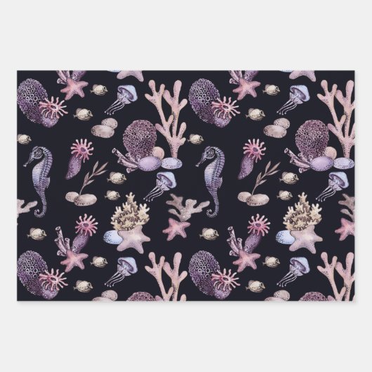 Mermaids Geschenkpapier Set (Vorderseite 3)