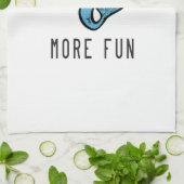 Mermaids haben mehr Spaß Geschirrtuch (Gefaltet)