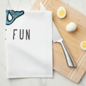 Mermaids haben mehr Spaß Geschirrtuch (Viertel Falte)