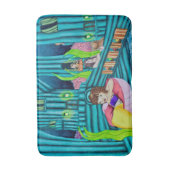 Mermaids Hideaway Bath Mat Badematte (Vorderseite Vertikal)