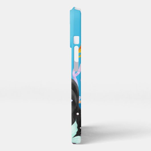 Mermaids iPhone 13 Pro Slim Fit Case, Glossy iPhone Hülle (Linke Seite)