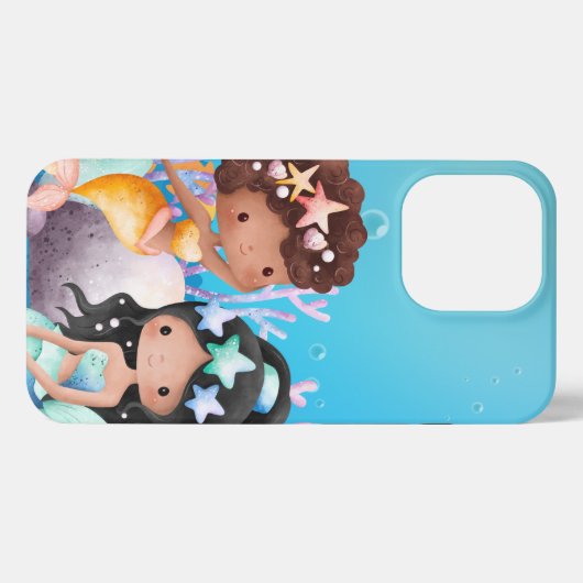Mermaids iPhone 13 Pro Slim Fit Case, Glossy iPhone Hülle (Rückseite (Horizontal))