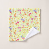 Mermaids Lemon Green Badhandtuch Set (Waschlappen)