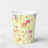 Mermaids Lemon Green Pappbecher (Rechts)