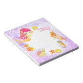 Mermaids Lila Notizblock (angewinkelt)