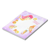 Mermaids Lila Notizblock (Rotiert)