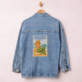 Mermaids Make Waves Retro Pin-Up | Coastal Beach Jeansjacke (Hangar)