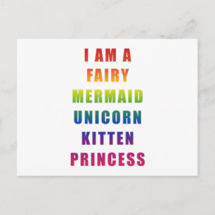 Mermaids Meerjungfrauen Funny Birthday Geschenk Postkarte