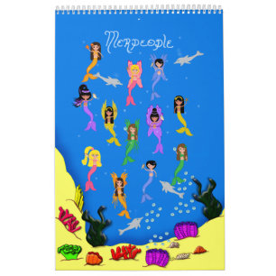 Mermaids Mini Posters Book Kalender