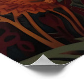 Mermaids mit 3D-Effekt-Papier schneiden Poster (Ecke)