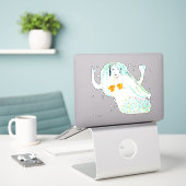 Mermaids mit Dreadlocks Thunder_Cove Aufkleber (Laptop auf Schreibtisch)