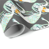 Mermaids mit Dreadlocks Thunder_Cove Geschenkpapier (Rolleneckpunkt)