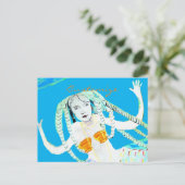 Mermaids mit Dreadlocks Thunder_Cove Postkarte (Stehend Vorderseite)