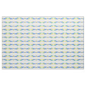 Mermaids-Muster #2 des blauen Schwanzes Stoff (Yard (91,4 cm))