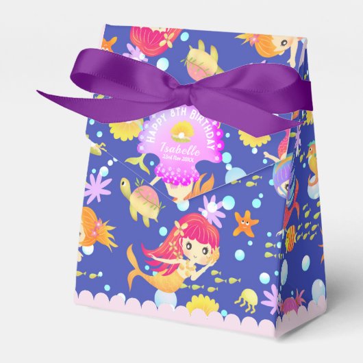 Mermaids Navy Blue Geschenkschachtel (Vorderseite)