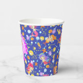 Mermaids Navy Blue Paper Cups Pappbecher (Links)