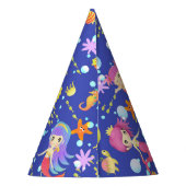 Mermaids Navy Blue Partyhütchen (Rückseite)