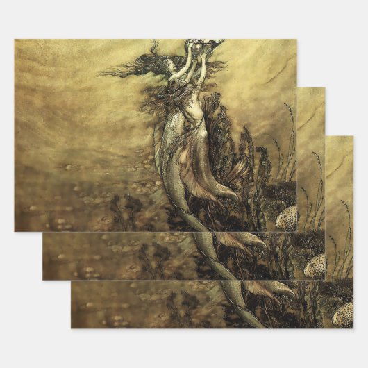 "Mermaids of the Rhein" von Arthur Rackham Geschenkpapier Set (Set)