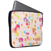 Mermaids Peach Laptopschutzhülle (Vorne Rechts)