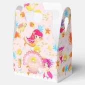 Mermaids Peach Pink Zent Geschenkschachtel (Geöffnet)