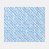 Mermaids & Pearls Pattern Fleecedecke (Vorderseite (Horizontal))