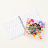 Mermaids Pink Foto Notizblock (Innenseite)