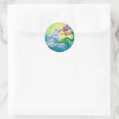 Mermaid's Polar Bear Kiss Sticker (Tasche)