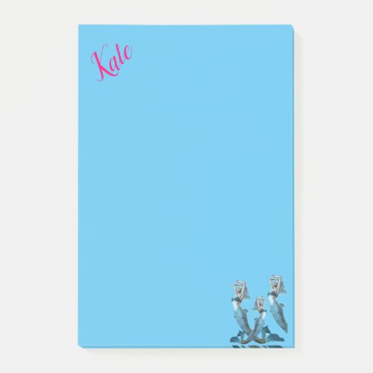 Mermaids Post-it Klebezettel (Vorderseite)