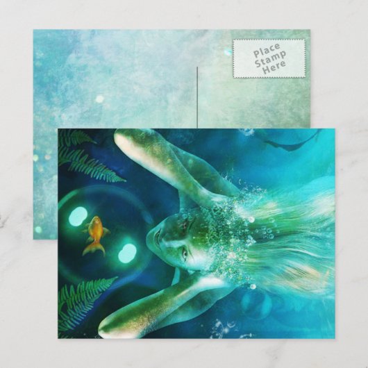 Mermaids Postcard Postkarte (Vorne/Hinten)