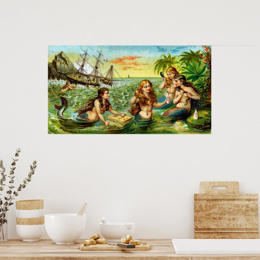 Mermaids Poster (Küche)