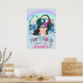 Mermaids Poster Paper (Halbglanz) (Küche)