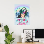 Mermaids Poster Paper (Halbglanz) (Heimbüro)