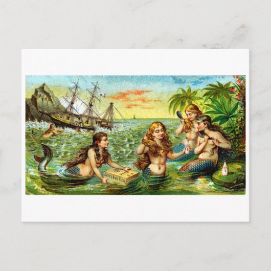 Mermaids Postkarte (Vorderseite)
