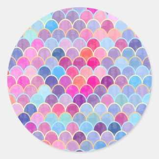 Mermaids Runder Aufkleber