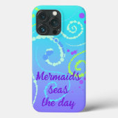 Mermaids Seas the Day Case-Mate iPhone Hülle (Rückseite)