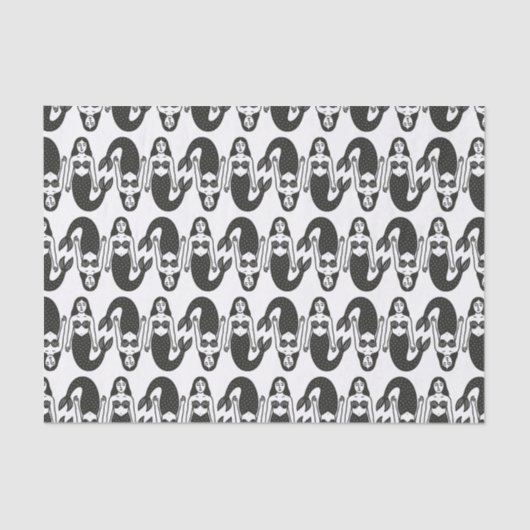 Mermaids Seidenpapier (Vorderseite)