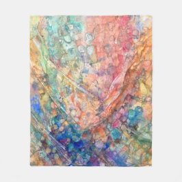 Mermaid's Shadow: Ocean Depths Fleecedecke