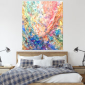 Mermaid's Shadow: Ocean Depths Leinwanddruck (Insitu (Schlafzimmer))