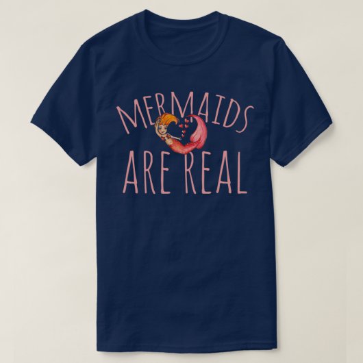 Mermaids sind echt 2 T-Shirt (Design vorne)