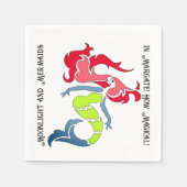 Mermaids sind echte Servietten (Vorderseite)