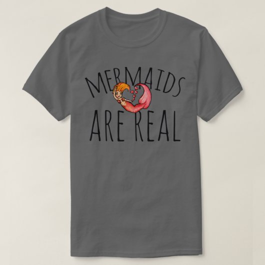 Mermaids sind Real 5 T-Shirt (Design vorne)