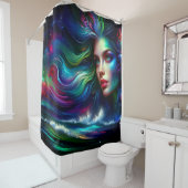 "Mermaid's Starlight Waltz" Duschvorhang (Beispiel)